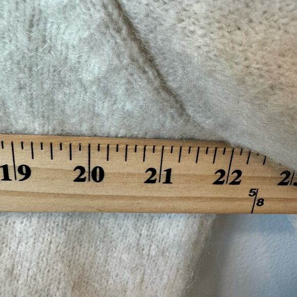 & Other Stories Mohair Wool Blend Sequin Avant Garde Aztec Crewneck Pullover M - Picture 5 of 7